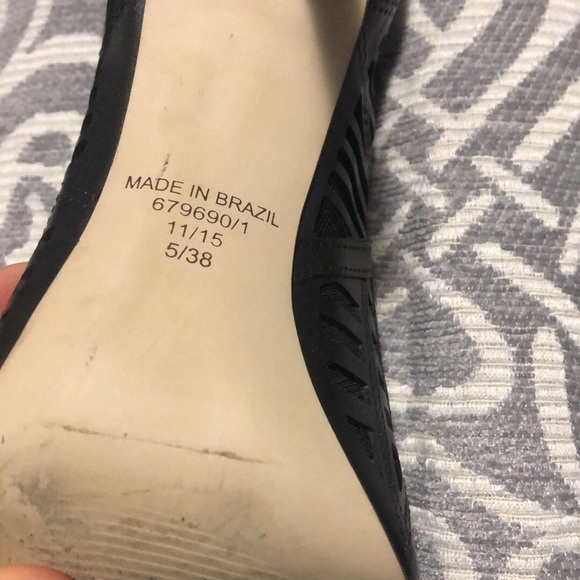 River island black cutout pumps - size 38 - Picture 3 of 4